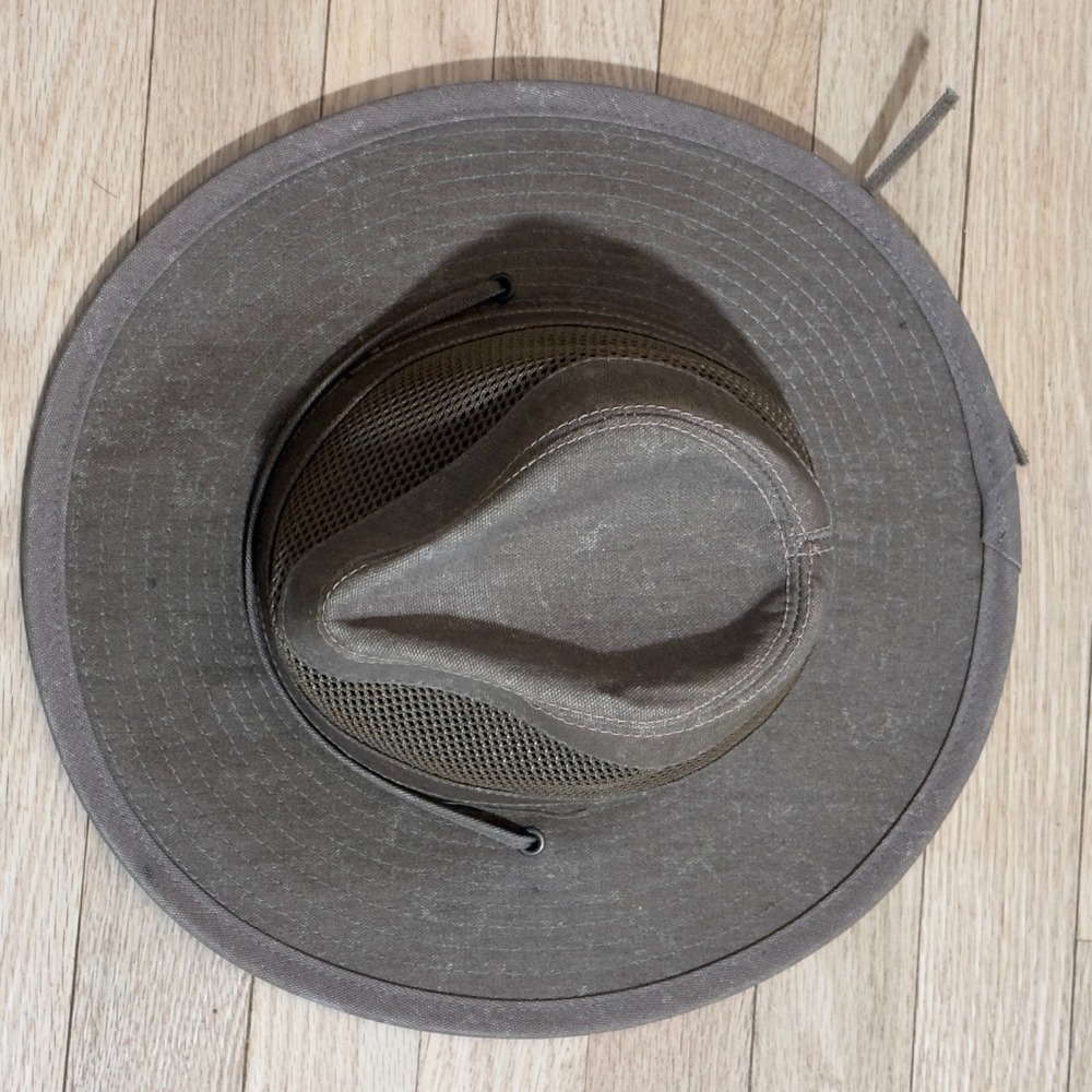 Mens Outdoor Safari Boonie‎ Hat Sun Protection Mesh Ventilation Drawstring - Picture 3 of 8